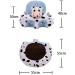Qingsi Animal Shaped Baby Sitting Chair Cover - Baby Support Sofa for Toddlers 3-24 Months - Rabbit Design - Floor Plush Lounger - Buy Online on GoSupps.com