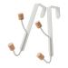 Alipis 2pcs No Punching Door Hook Clothes Rack Towel Holder Towel Rack Over Door Coat Hook Hanger Bags