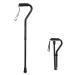 Folding Cane Non-Slip Telescopic Adjustable Aluminum Alloy Crutch Folding Booster Cane Seniors Non-Slip Cane Trekking Pole Walking Comfortable and Ergonomic Design Black Family