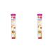 Double heart vitamin B12 - High -dose vitamin B12 as a contribution to normal energy metabolism - 15 vegan effervescent tablets with orange pomegranate taste (pack with 2) 15 pieces (2 pack)