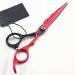 Hair Cutting Scissors 6 Inch Professional Japan 440c Red Hair Cutting Scissors Haircut Thinning Barber Makas Cut Haircutting Shears Hairdresser Scissors Set - Buy Online on GoSupps.com