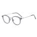 Zhuyiqz Trendy Computer Reader's round anti-blue lighting glasses Anti-eyes overexertion flat light level glasses (color: C5 size: +200) +200 C5