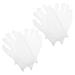 jojofuny 12pairs Gloves Poly Santa Cosplay Costume Jewelry Glove Paraffin Bath Mittens Wax Bath Mittens Santa Costume Work Labor Protection Cotton Absorb Sweat Cotton Yarn White
