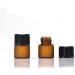Enslz 50 Empty Amber Glass Bottles for Essential Oils - Refillable Brown 1ml | Perfect for DIY and Craft Projects - Buy Online on GoSupps.com