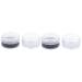 POPETPOP 4 Pcs Cosmetic Wax Waterproof Eyeliner Halloween Paint Makeup Pigment Special Effects Prosthesis 4X4X2CMx2pcs Black Whitex2pcs