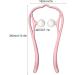 Fiacvrs Theracane Trigger Point Massage Device - 360 Rotatable Neck & Shoulder Massager for Muscle Pain Relief (Pink) - Buy Online on GoSupps.com