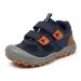 Pamray Boys Girls Hiking Shoes Kids Anti Collision Climbing Trekking Non Slip Outdoor Athletic Sports Running Sneakers 4 Big Kid Dark-blue