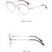 SERONI Blue Light Blocking Cat Eye Glasses for Men & Women - Anti UV Ray 53mm Computer & Reading Glasses - Stylish Gold-Red Frame - Buy Online on GoSupps.com