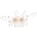 FRCOLOR Set of 3 Wedding Headpieces Wedding Hair Accessories Hair Accessories for Wedding Hair Combs for Brides Bridal Headbands Crystal Comb Accessories Headpiece White - Buy Online on GoSupps.com