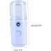 FRCOLOR 1pc Women Durable Usb Handy Beauty Sprayer Mist Steamer Nano Charging Facial Portable Plastic 14.5X4CM Blue - Buy Online on GoSupps.com