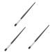 Didiseaon 3pcs Animal Hair Makeup Brush Supple Makeup Brush Makeup Brush for Women Girl Makeup Brush 17.70X0.70X0.70CMx3pcs Blackx3pcs