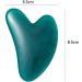 1Pc Green Gua Sha Facial Massager Tool - Resin Scraping Spa Tool for Skin Care & Face Slimming - Wrinkle Remover & Beeswax Scraper | Beauty & Personal Care - Buy Online on GoSupps.com