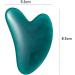 Dark Green Gua Sha Facial Tool - Resin Body Massager for Spa Face Slimming & Wrinkle Removal - Skin Care Tool - Buy Online on GoSupps.com