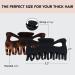 Kitsch Recycled Plastic Jumbo Claw Clips - Large Hair Clips for Women | Thick Hair Jaw Clips in Tortoise & Black (2pc Set) - Buy Online on GoSupps.com