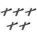 Vklopdsh 10pcs Adjustable and Breathable Replacement Wristband with Soft Strap for Heart Rate Monitor - (Black)