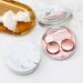 Rose Gold Contact Lens Case - Travel Kit with Mirror, Tweezers & Remover Tool - Buy Online on GoSupps.com