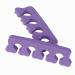 Pedicure Toe Separators EVA Foam Purple Pack of 2