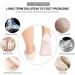 Buy Silicone Protective Socks - Anti-Crack Foot Care - 2 Pairs (White & Skin Color L) - International Shipping Available - Buy Online on GoSupps.com