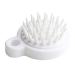 Pointed lace silicone scalp massage comb shampoo massage brush for head acupuncture point comb care hair wash brush scalp massage brush wood