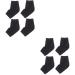 FOMIYES 4 Pairs Feet Cracked Socks Gel Foot Socks Calcetines para Hombre Mens Stocking Heel Anti-Crack Socks Heel Protector Socks Man Socks Heel Socks Men and Women Sleeve Day and Night
