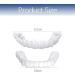 1 Pair Instant Dentures Cosmetic Fake Teeth Removable Upper and Lower Dental Veneer Temporary Denture for Men and Women with Bad Teeth - Buy Online on GoSupps.com