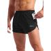 Pudolla Mens Running Shorts 3 Inch Quick Dry Gym Athletic Workout Shorts for Men with Zipper Pockets Medium Black