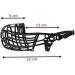 Don Pare 107 Greyhound Racing Muzzle for Black Lurcher, Sloughi, Saluki Dogs | Designed for Long Slender Shaped Muzzles by Amathings - Buy Online on GoSupps.com