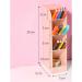 Four-Grid Desk Organizer Case Large Capacity Pencil Makeup Storage Stationery Box School and Office (Color : A Size : 20CM) (A 20CM) - Buy Online on GoSupps.com
