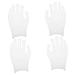 OSALADI 12pairs Gloves Paraffin Bath Mittens Christmas Santa Costume Santa Cosplay Costume Wax Bath Liners Paraffin Wax Liners Advanced Work Cotton Yarn White Labor Protection Cotton
