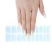 Zaubern gel4Home- UV-Wraps UV-Nagelfolien Gel Nail Wraps semi cured gel nails (Aurora Light Blue)