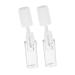 Beavorty Beavorty 2 Pieces Eyelash Raincoat Tubular Mascara Clear Setting Gel Eyebrow Gel Eyebrow Fixing Gel Eyebrow Liquid Eyebrow Wax Clear Mascara Plastic Transparent