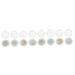 minkissy 8 Boxes Nail Accessory Half Round Imitation Pearls Floral Button up Diy Manicure Pearls White Silk Ribbon Crafts Decoration Floral Decorations Buttons Resin Detachable Supplies