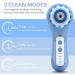 Palwin IPX7 Waterproof Facial Cleansing Brush with Red/Blue Light | 5 Brush Heads, 3 Speed Modes | Exfoliating & Deep Cleansing | USB Rechargeable - Buy Online on GoSupps.com