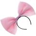 TQUXNGA Elegant wknot Hairband Delicate Decoration Hairpin Oversized w Knot Headband Ornament Headwear for Women and Girls Pink - Buy Online on GoSupps.com