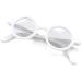 Moley London Round Reading Glasses 2.0x | Stylish White Frames for Men, Women, Unisex | Cool Readers with Spring Hinges - Buy Online on GoSupps.com