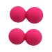 Tovinanna 2st peanut ball yoga rolls fascia ball peanut yoga roll silicone roll professional tools Antique photo trailer equipment for weightlifting yoga ball massage peanut balls