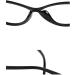 Fuqinqingoz Anti-Blue Light Cat-Eye Reading Glasses for Women | HD Computer Readers | +200 White - Buy Online on GoSupps.com