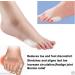 Pinky Toe Bunion Corrector - 2 Soft Gel Silicone Toe Separators for Hallux Valgus & Bunionette Relief | Small Toe Protection Pads - Buy Online on GoSupps.com