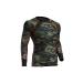 Indera Men's Woodland Thermal Underwear Top, Camo, Large