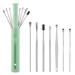 XIDAJIE 6/7Pcs Ear Cleaner Earwax Removal Tool Spring Spoon Ear Pick Cleanser Care 7PCS Green 7pcs 7pcs