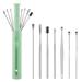 XIDAJIE 6/7Pcs Ear Cleaner Earwax Removal Tool Spring Spoon Ear Pick Cleanser Care 7PCS Green 7pcs 7pcs