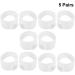 Silicone Toe Rings - 5 Pairs Toe Separator for Hammer Toe Correction PU Magnetic Rings for Overlapping & Bunion Toes - Buy Online on GoSupps.com