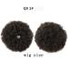 Large Afro Puff Bun Hairpiece for Black Women | Curly Synthetic Chignon with Drawstring & Clips - Q9 Wig Size 2 - Buy Online on GoSupps.com