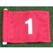 ShopTJB White Numbered 1-5 Solid Red 400D Pin Marker Flag for Golf & Putting Green - Buy Online on GoSupps.com