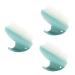 Fomiyes 3 pcs hair scalp invigorating scalp hair brush silicone massage comb for the scalp massage brush for the shower scalp massage comb thorough cleaning comb