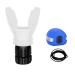 OxyBreeze Breathing Trainer with Jaw Trainer | Enhance Lung Capacity & Respiratory Fitness | Improve Your Jaw | Portable Deep Inhalation & Expiratory Muscle Exerciser | Food Grade Silicone for Safe White