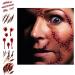 15 Sheets Temporary Horror Scar Tattoos Stickers - Realistic Fake Bloody Wound, Stitch, and Scab Decals for Halloween Cosplay Party - Buy Online on GoSupps.com