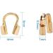 PandaHall Elite Brass Wire Cable Protectors - 540 Pcs U Shape Wire Guard Loops for Jewelry Making - Buy Online on GoSupps.com