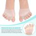 Akozon Gel Toe Separator - Soft Silicone Hallux Valgus Correction Set | Pain Relief for Hammer Toe & Bunion | 2 Pairs - Yoga & Sport Recovery - Buy Online on GoSupps.com