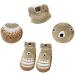 XM-Amigo Baby Boys Girls Anti-Slip Indoor Slippers 12-18 Months Blue Set01 - 4 Pairs - Buy Online on GoSupps.com